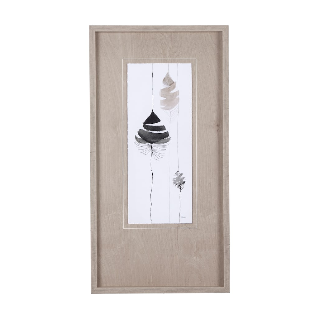 Rain of Leaf II Framed Art Print