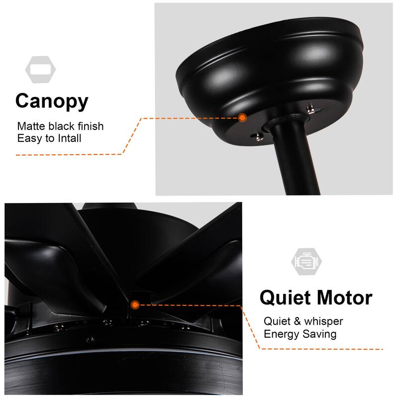 Smart Ceiling Fan with Remote Control