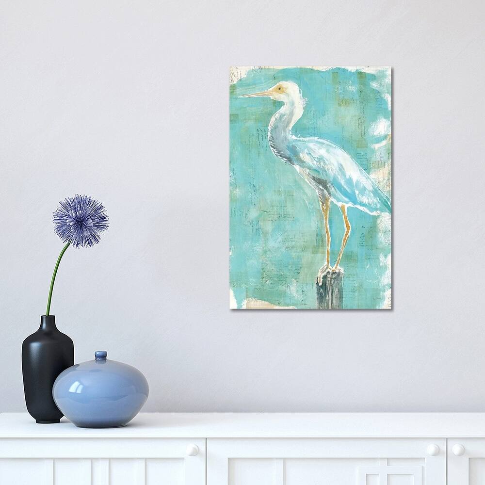 iCanvas "Coastal Egret II" by Sue Schlabach Canvas Print
