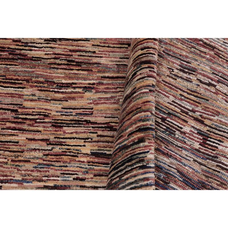 Boho Earthline Gabbeh Hand Knotted Wool Area Rug