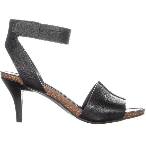 Shop Vince Camuto Odela Velcro Ankle Strap Sandals Black Overstock 24125047