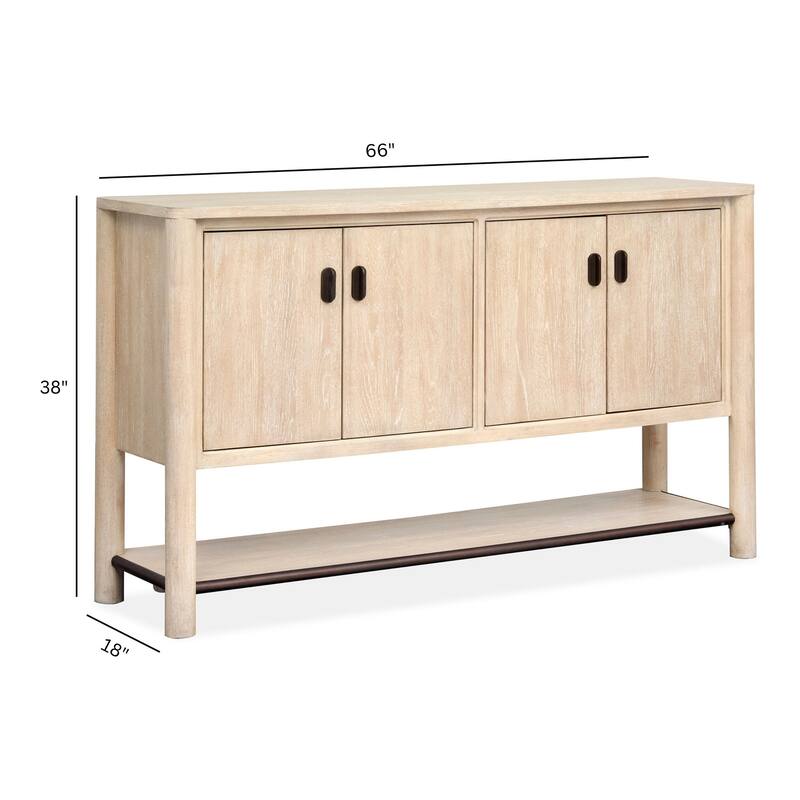 Salt Life Home Sunset Cove Sanibel Brown Buffet - 66''W x 18''D x 38''H