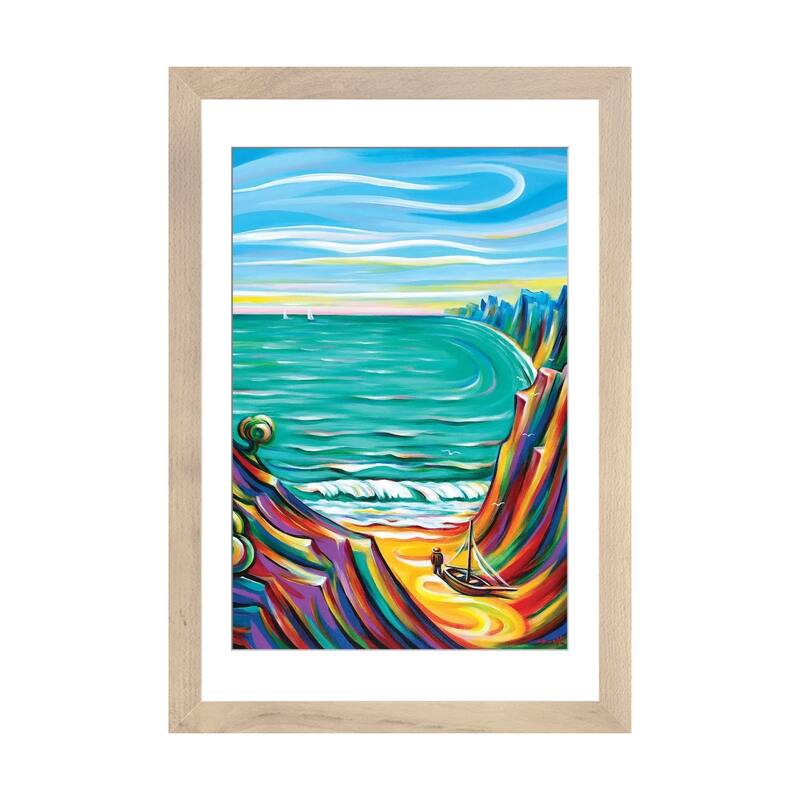 iCanvas "Man Among Giants" by Novik - Natural - 32x24x1