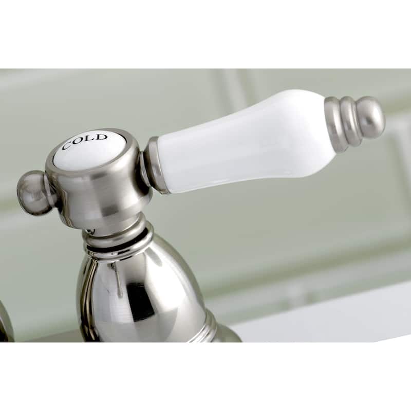 Kingston Brass Victorian Porcelain Handles Bathroom Faucet