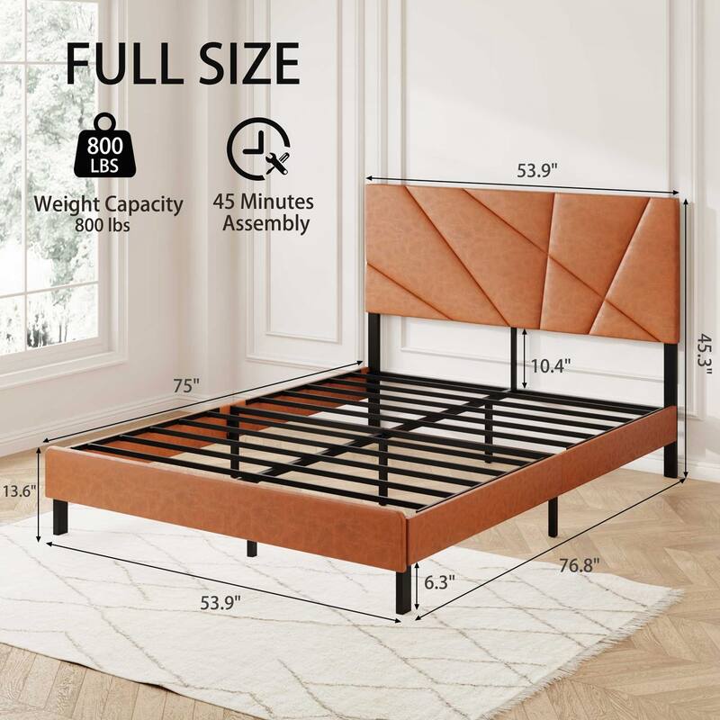 Square Platform Bed with Under-bed Storage
