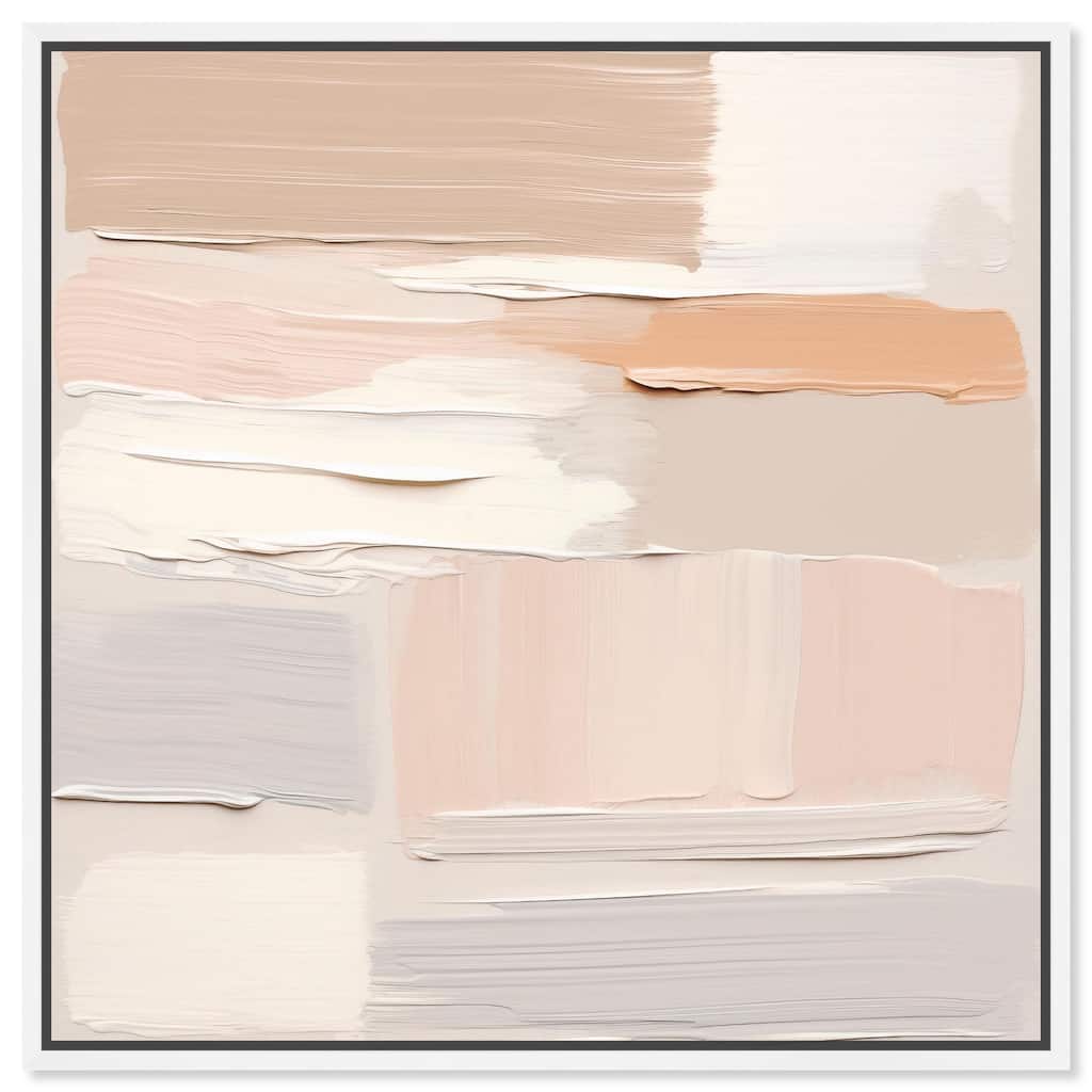 Roseate Cream Tones III Canvas by Art Remedy