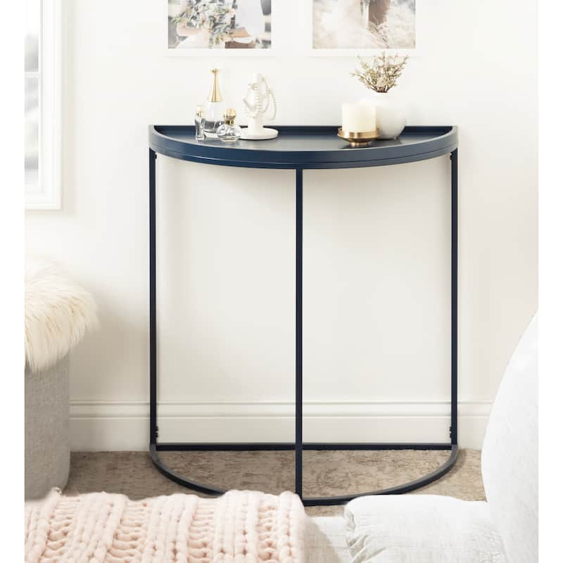 Kate and Laurel Dorrah Half-Circle Console Table