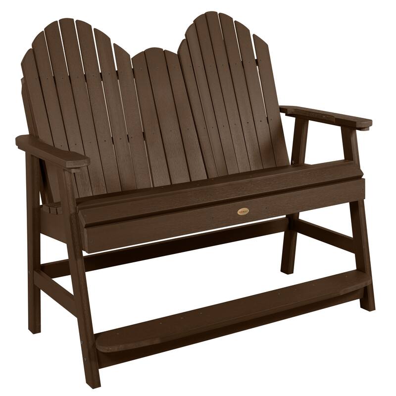 HIGHWOOD Hamilton 4-Foot Counter Height Bench - N/A - Weathered Acorn