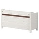 preview thumbnail 11 of 10, Furniture Dash | Shoe Rack and Bench White Distressed