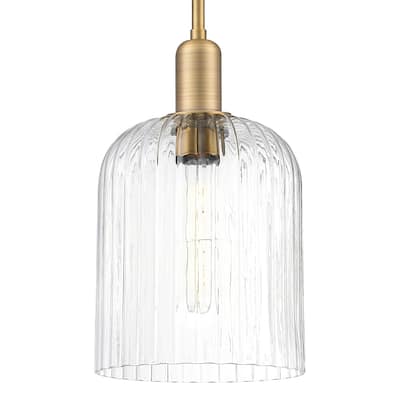 Innovations Lighting 716-1S-G559-8CL Bridal Veil 8" Wide Mini Pendant