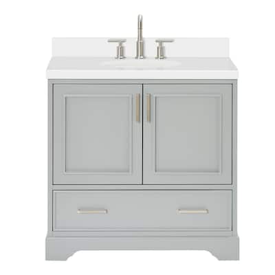 Ariel M037SWQOVO Stafford 36" Free Standing Single Basin Vanity Set