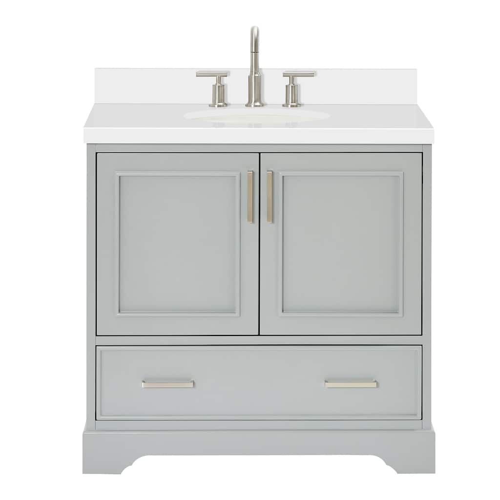 Ariel M037SWQOVO Stafford 36" Free Standing Single Basin Vanity Set