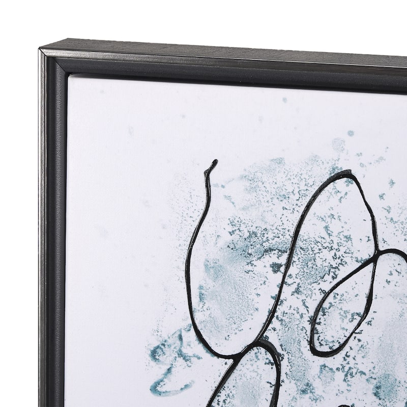 Story Telling Framed Canvas Art Print