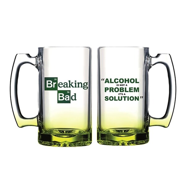 Breaking Bad Alcohol Solution Beer Mug - Multi