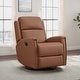 preview thumbnail 7 of 52, Jerome Swivel Glider Recliner Nursery Chair Manual Push Back Recliner