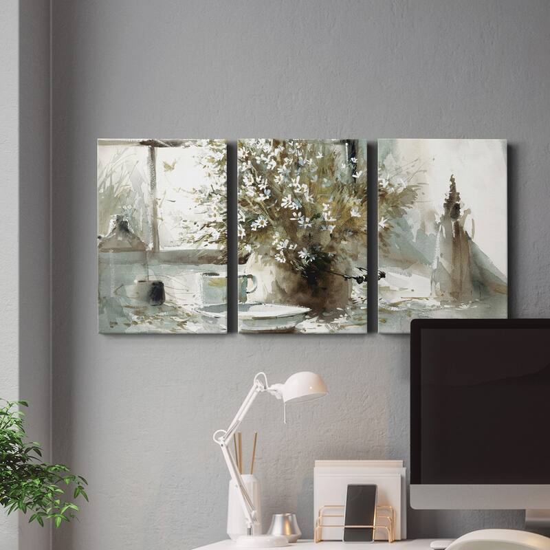 Daisy Still Life- Premium Gallery Wrapped Canvas - Ready to Hang