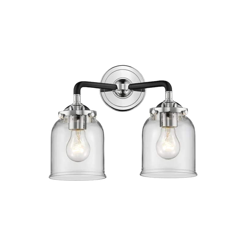 Innovations Lighting Small Bell 2 Light 13" Wide Bathroom Vanity Light