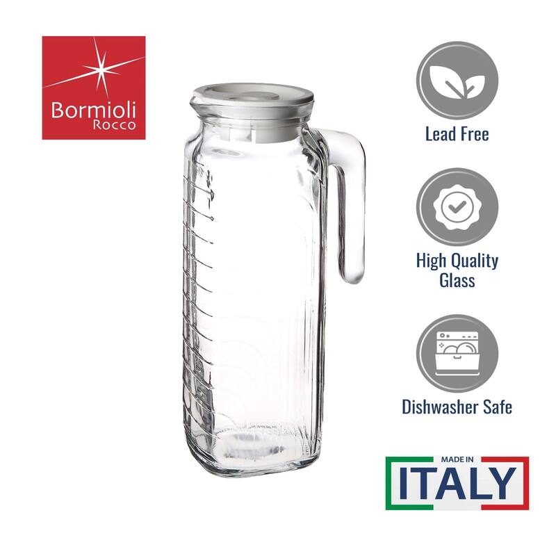 Bormioli Rocco Set of 2 Gelo Jugs