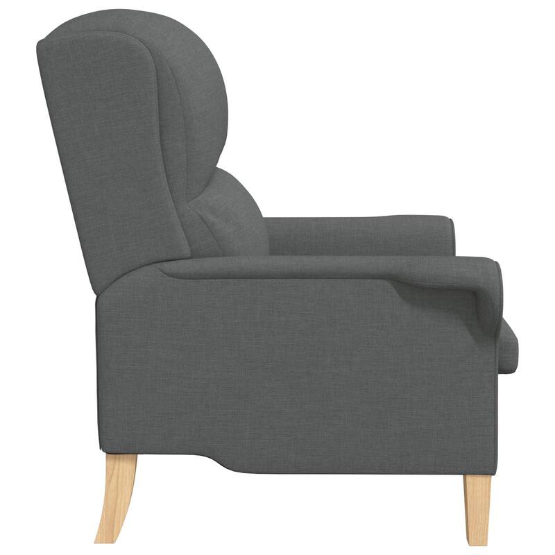 vidaXL Modern Armchair Light/Dark Gray Armchair - 29.9 x 37 x 40.2