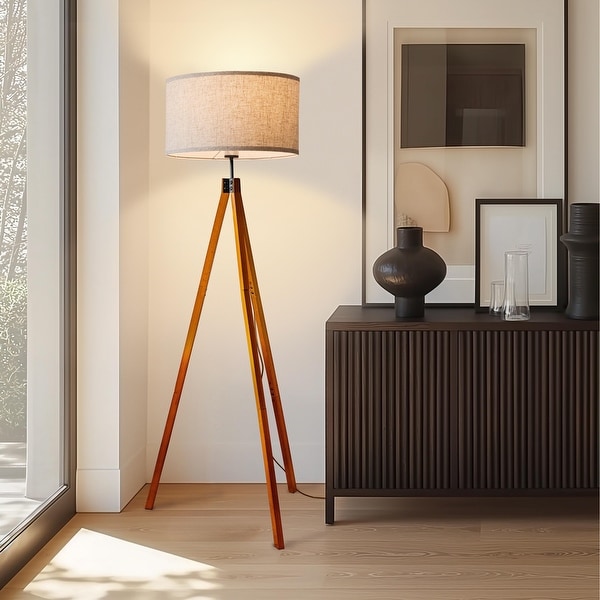 Dimmable tripod floor lamp top