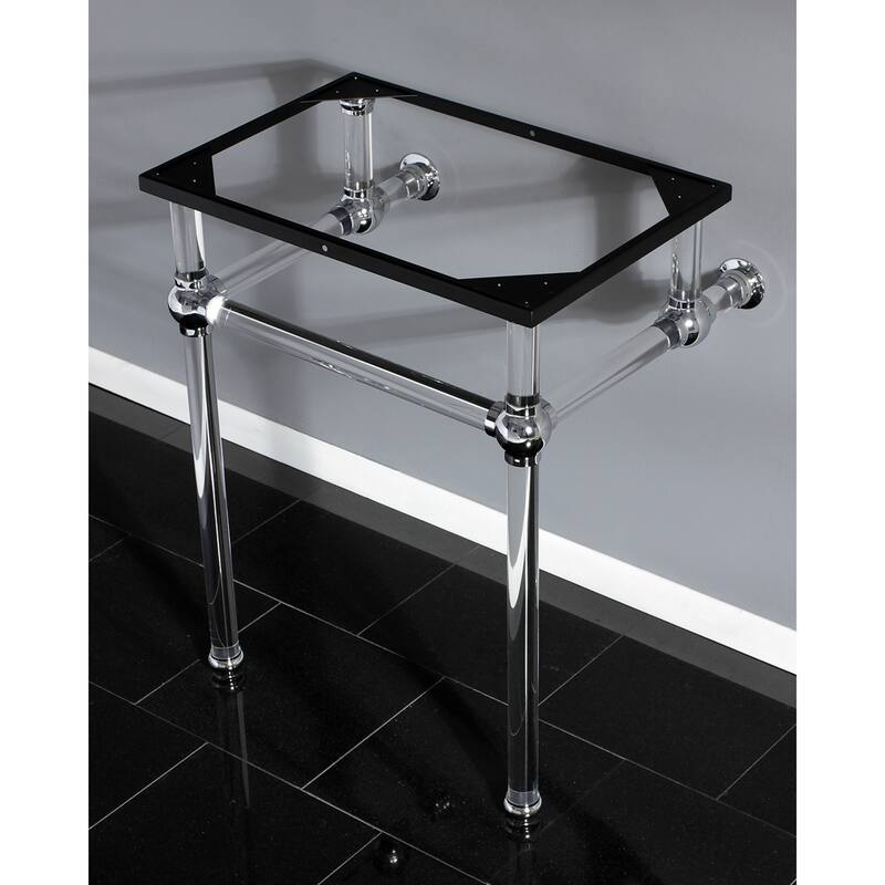 Kingston Brass Templeton Acrylic Console Sink Legs