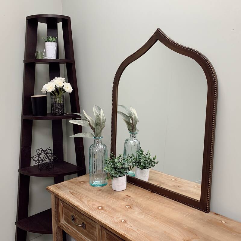 Van Buren Framed Vanity Mirror - Teardrop Cathedral - 24.4x32.4