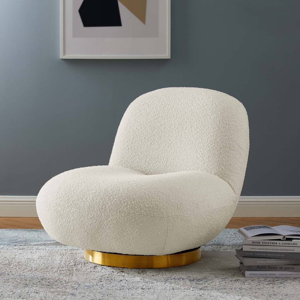 Bob Lounge Chair (Boucle Fabric)