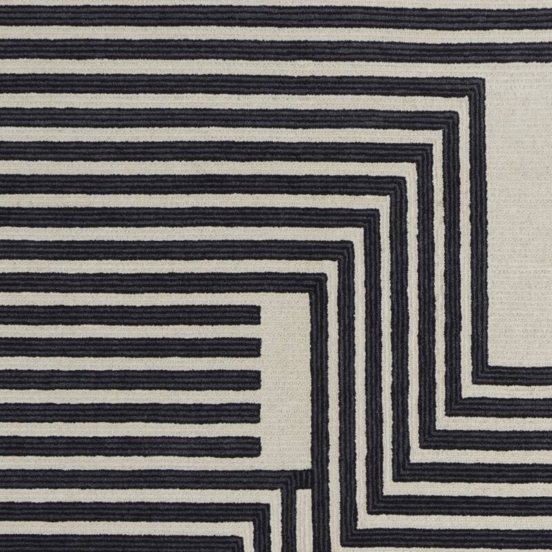 Wisi Hand Tufted Geometric Abstract Stain Resistant Area Rug By HomeRoots - 36' X '24' X '0.59