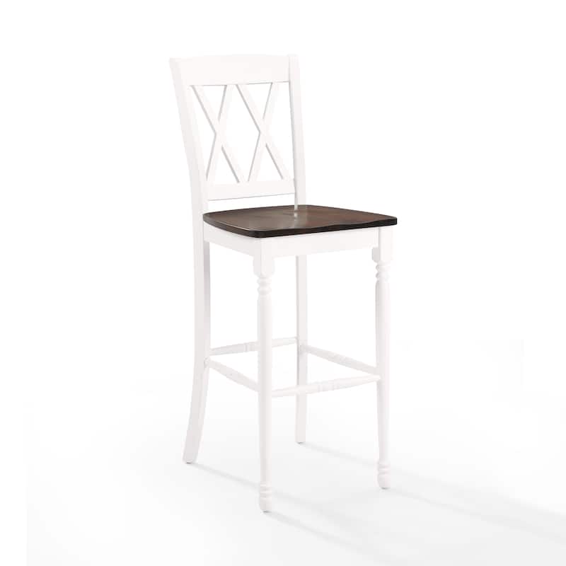 Crosley Shelby 2Pc Bar Stool Set - 18 "W x	21.75 "D x 46.5 "H