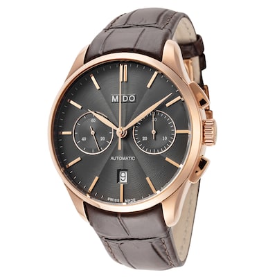 Mido Men's Belluna II 42mm Automatic Watch M0244273606100 - Black - N/A