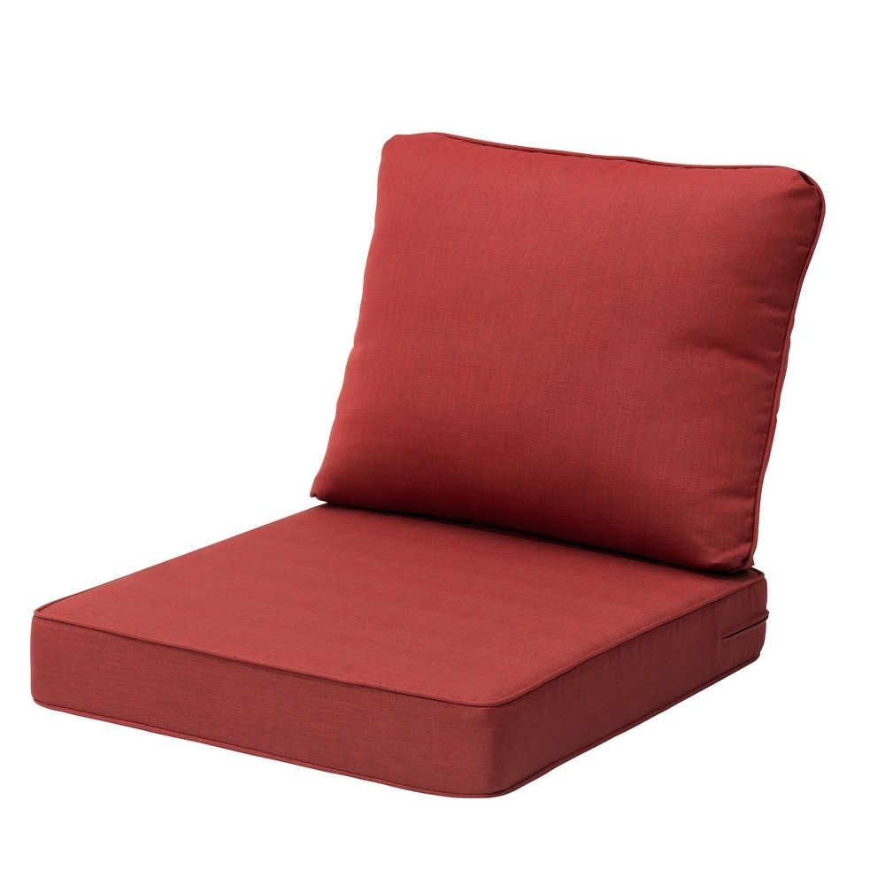 Pellebant Outdoor Seat Cushion Set Patio Furniture Cushions with Removable Cover