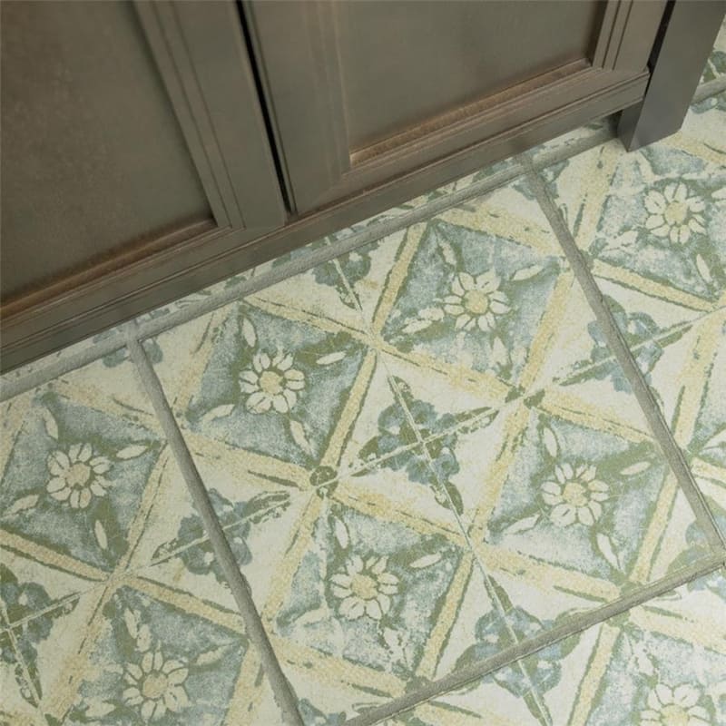 Merola Tile Klinker Retro Blanco Dafodil 12-3/4" x 12-3/4" Ceramic Floor and Wall Tile