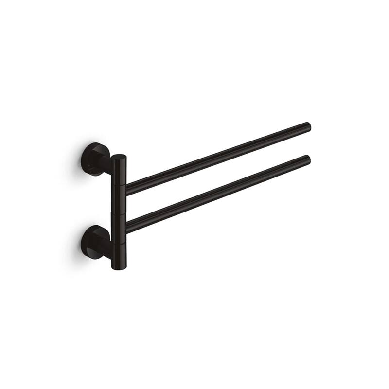 WS Bath Collections Baketo 16-5/16" Towel Bar - Matte Black