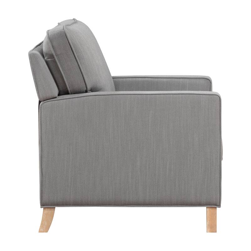 Ventura Textured Fabric Push Back Manual Reclining Chair