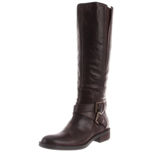 Enzo Angiolini Womens Sporty Almond Toe Knee High Fashion Boots