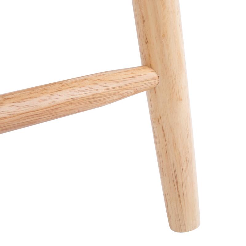 SAFAVIEH Biddie 24-inch Spindle Farmhouse Counter Stool (Set of 2) - 20" W x 21" D x 39" H - 20"W x 21"D x 39"H