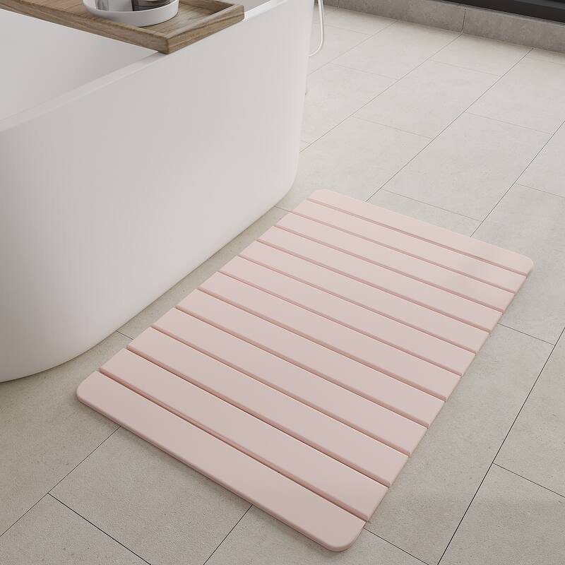 Diatomite Quick Dry Stone Large Wide 35" x 24" Bath Mat