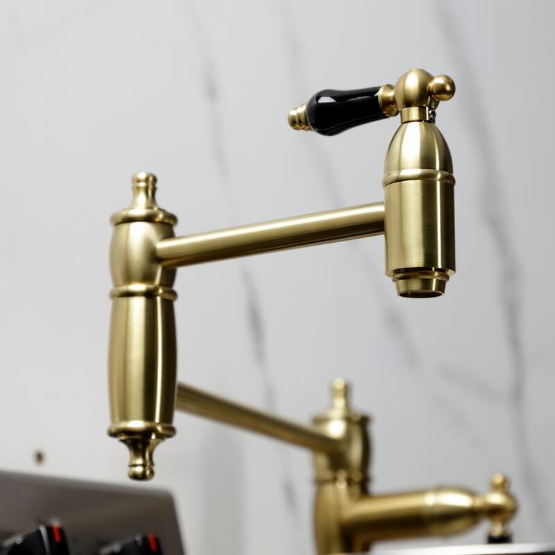 Kingston Brass Duchess Two-Handle 1-Hole Deck Mount Pot Filler Faucet