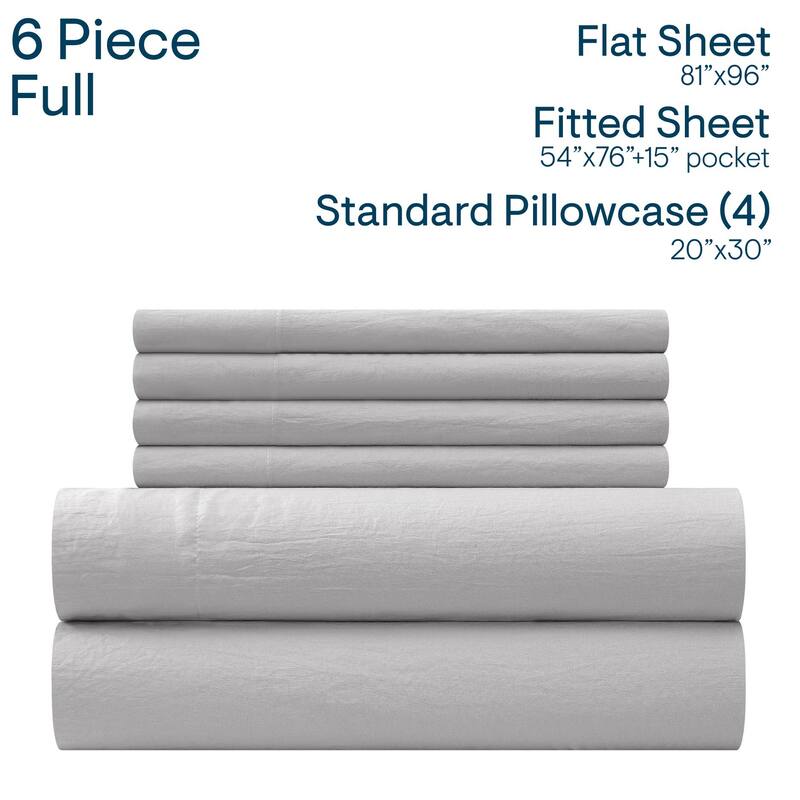 Aeropostale Premium All Season Microfiber Grey Sheet Set