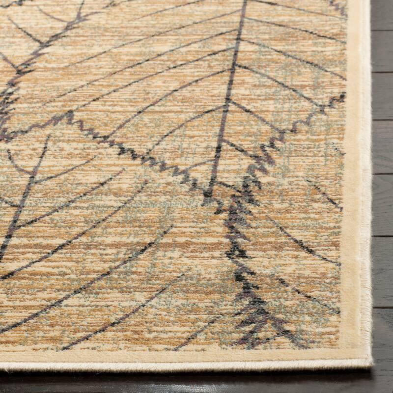 Martha Stewart by SAFAVIEH Stelia Leaf Foliage Viscose Rug
