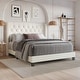 preview thumbnail 4 of 28, Homer Tufted Upholstered Panel Bed