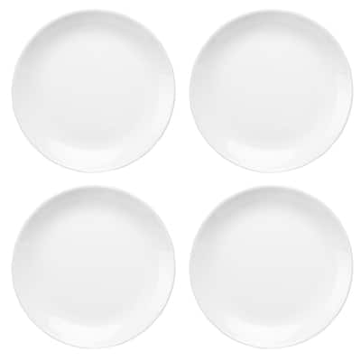 Luminarc Divali White Glass Plates Set of 4