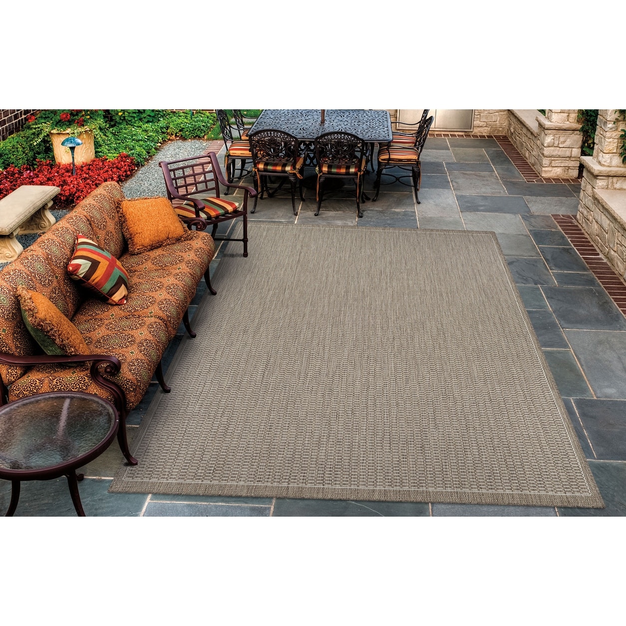 Pergola Deco Indoor Outdoor Area Rug Overstock 7710028