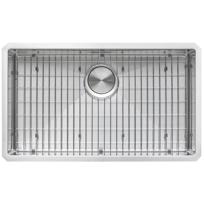 Ruvati 32-inch Undermount 16 Gauge Tight Radius Kitchen Sink Stainless Steel Single Bowl - RVH7400 - 32" x 19"