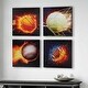 preview thumbnail 2 of 4, 4 Piece American Sportsmanship I Wrapped Canvas Photograph