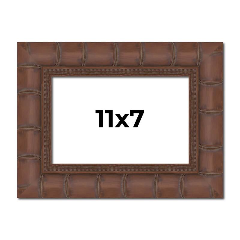 11x7 Frame Pewter Solid Wood Picture Frame Width 1.625 Inches | Interior Frame Depth 0.6875 Inches