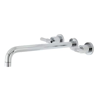 Milano 3-Hole Wall Mount Roman Tub Faucet