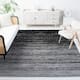 SAFAVIEH Adirondack Vera Modern Ombre Distressed Stripe Area Rug - 12' x 18' - Silver/Black