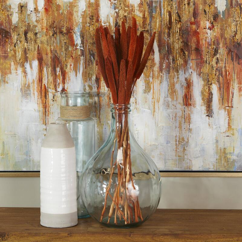 Dried Plant Bunny Tail Home Decor Natural Foliage - White, Red, Dark Brown, Orange, Green, Pink, Yellow - Roche River Decor