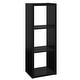 preview thumbnail 11 of 17, ClosetMaid Decorative Storage 3-Cube Organizer Black